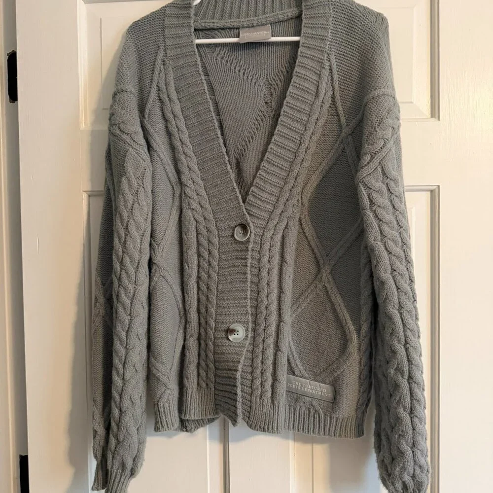 Taylor Swift Tortured Poets Department Cardigan - Picture 1 of 4